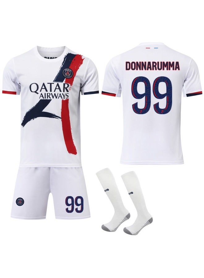 PSG 2024-2025 باريس بعيدا زي كرة القدم #99 توناروما كرة القدم جيرسي السراويل الجوارب مجموعة حجم الأطفال والكبار حجم الهدايا للجماهير والأصدقاء - Image 1